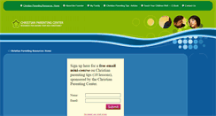Desktop Screenshot of christianparentingcenter.com